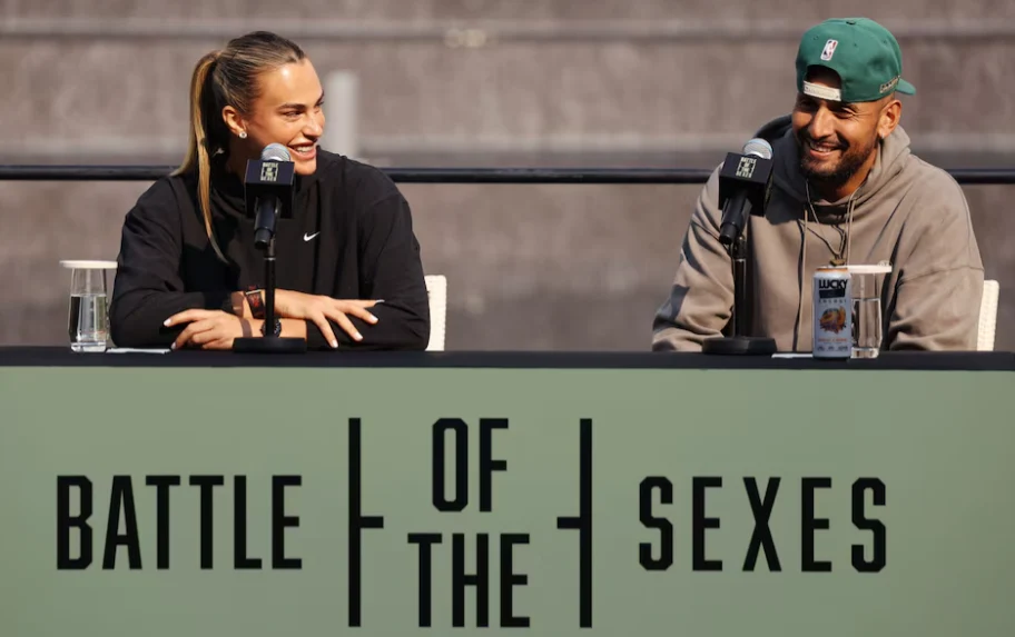 „Bătălia Sexelor”, cel mai spectaculos meci al anului. Sabalenka-Kyrgios se va juca cu teren redus și reguli speciale