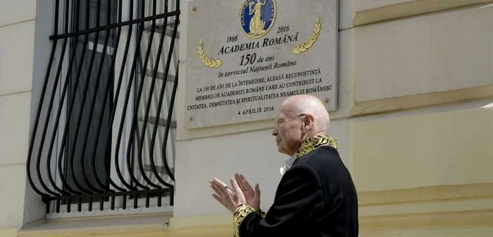 Ionel VLad a fost ales preşedinte al Academiei Române în 2014, având susţinerea PSD FOTO Mediafax