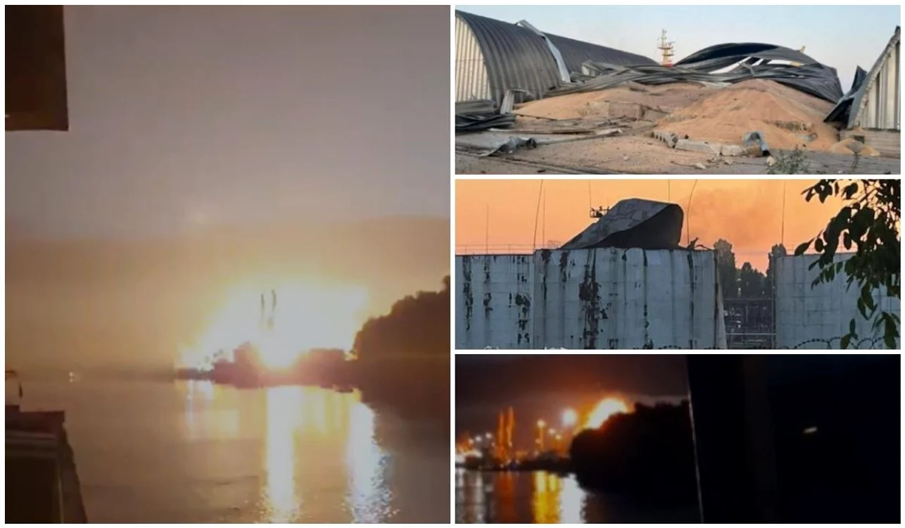 Porturile Reni și Ismail bombardate de ruși
