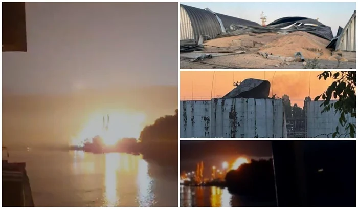 Porturile Reni și Ismail bombardate de ruși