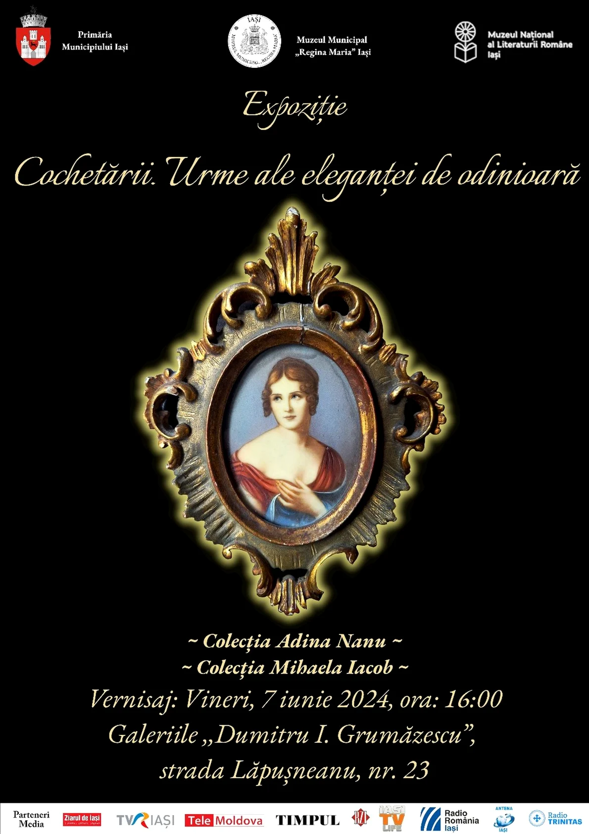 Expoziția ,,Cochetării. Urme ale eleganței de odinioară” 