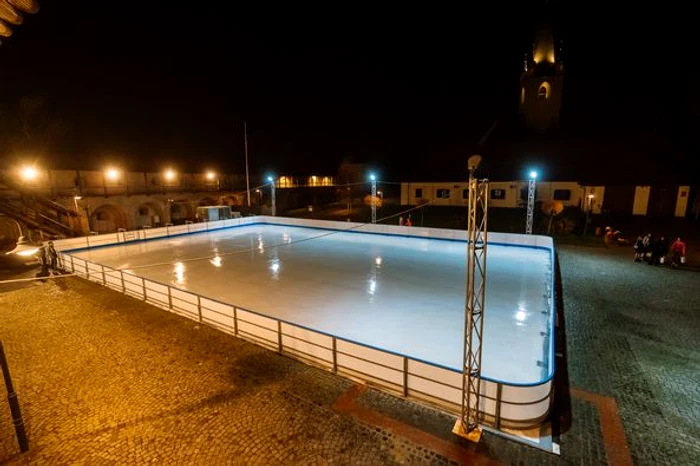 Patinoarul din Cetate s-a deschis FOTO: Primăria Tg. Mureș