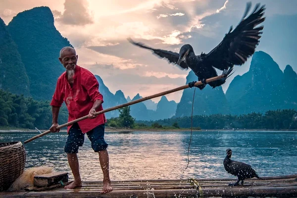 Cormorant fishing in Yangshuo jpg