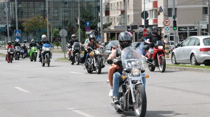 Imagine de la un marș moto. FOTO: arhivă