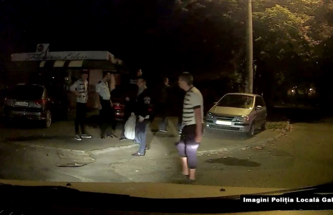 Imagine de dupa sosirea Poliţiei la faţa locului. Foto: PLG