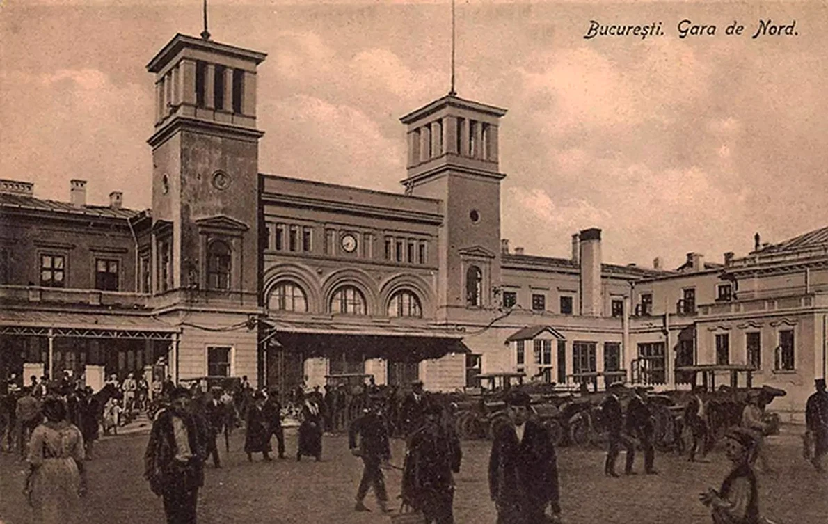 Gara de Nord din București, în perioada interbelică (© iMAGO Romaniae)