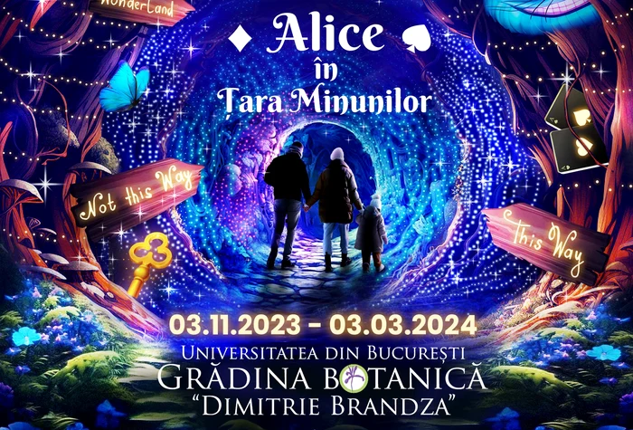 Grădina Botanică a Universității din București se transformă în Grădina Luminilor