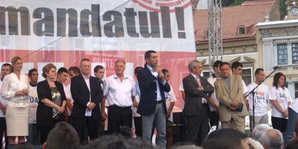 Ciprian Dobre, la mitingul de la Brașov