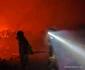 Pompierii români au luptat toată noaptea cu incendiile din Grecia. FOTO: IGSU  