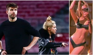 Shakira, Gerard Pique si noua iubita FOTO epa-efe și captură video