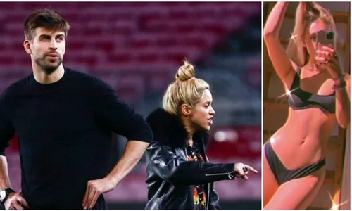 Shakira, Gerard Pique si noua iubita FOTO epa-efe și captură video