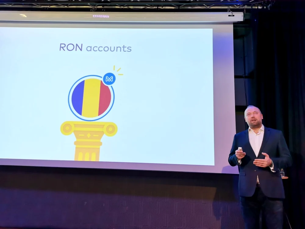 Norris Koppel, fondator şi CEO al Monese. FOTO Adrian Pogîngeanu