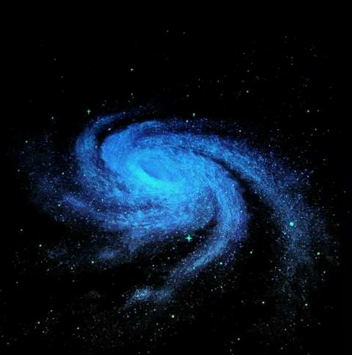 Primele imagini cu cel mai mare tablou din lume care înfăţişează o galaxie, realizat de un român