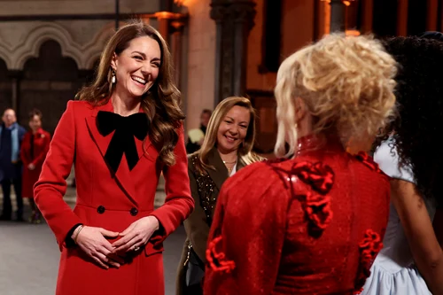 Kate Middleton la concertul de colinde. foto - Profimedia 