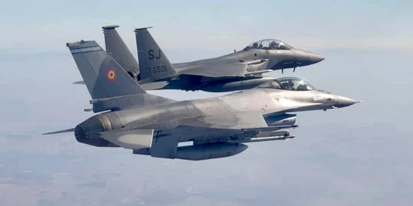 avion f-15 şi f-16 foto facebook/ambasada sua