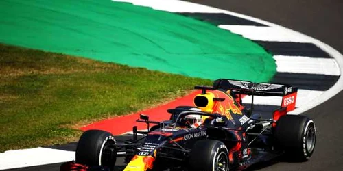 Max Verstappen in MP de la Silverstone foto F1