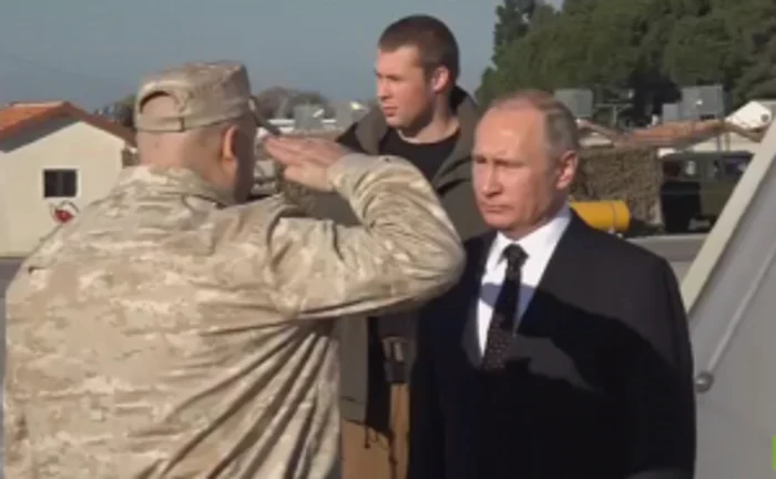 Vladimir Putin, vizită surpriză în Siria