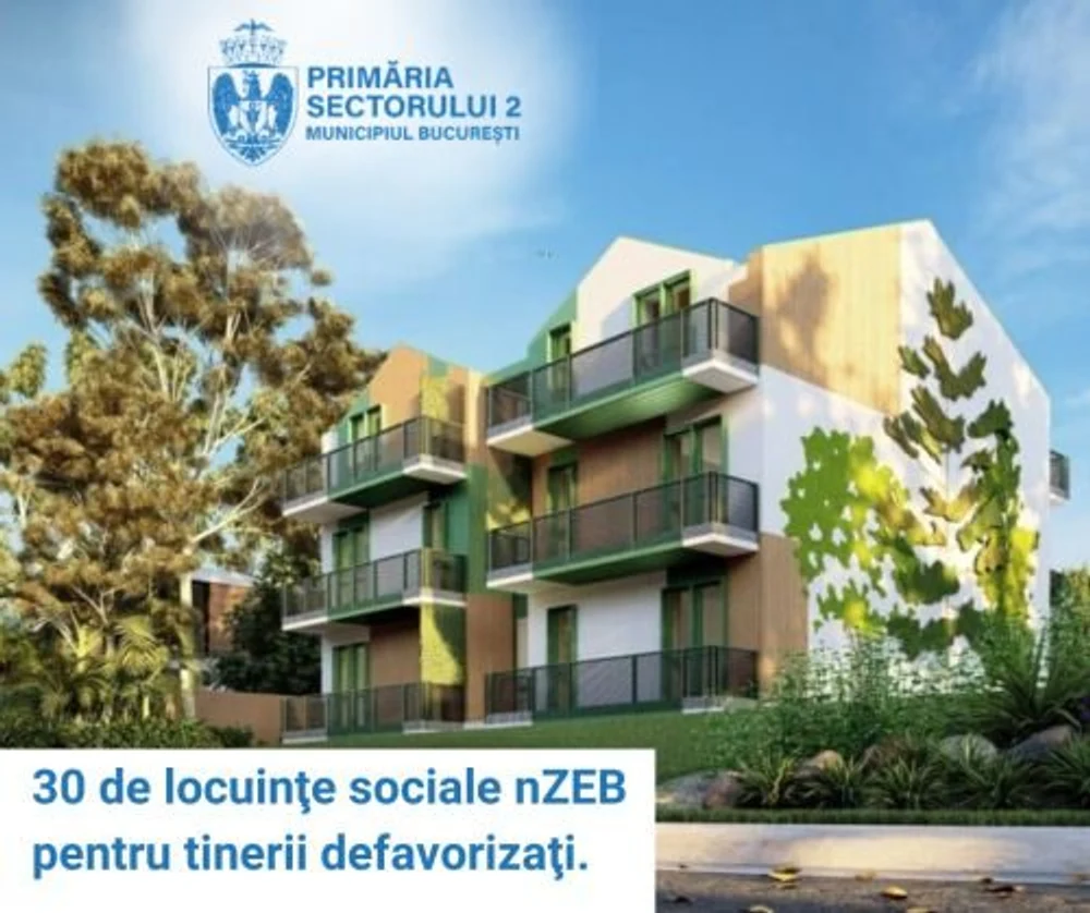 Primăria Sectorului 2 va repartiza 30 de apartamente pentru tinerii vulnerabili. Locuințele au fost construite cu fonduri PNRR