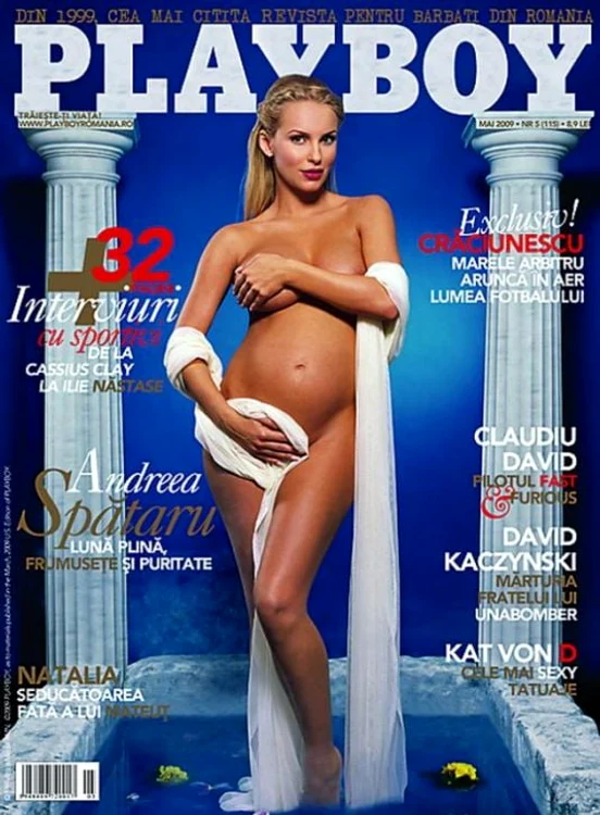 Andreea Spătaru a avut o copertă superbă. A pozat în 2009