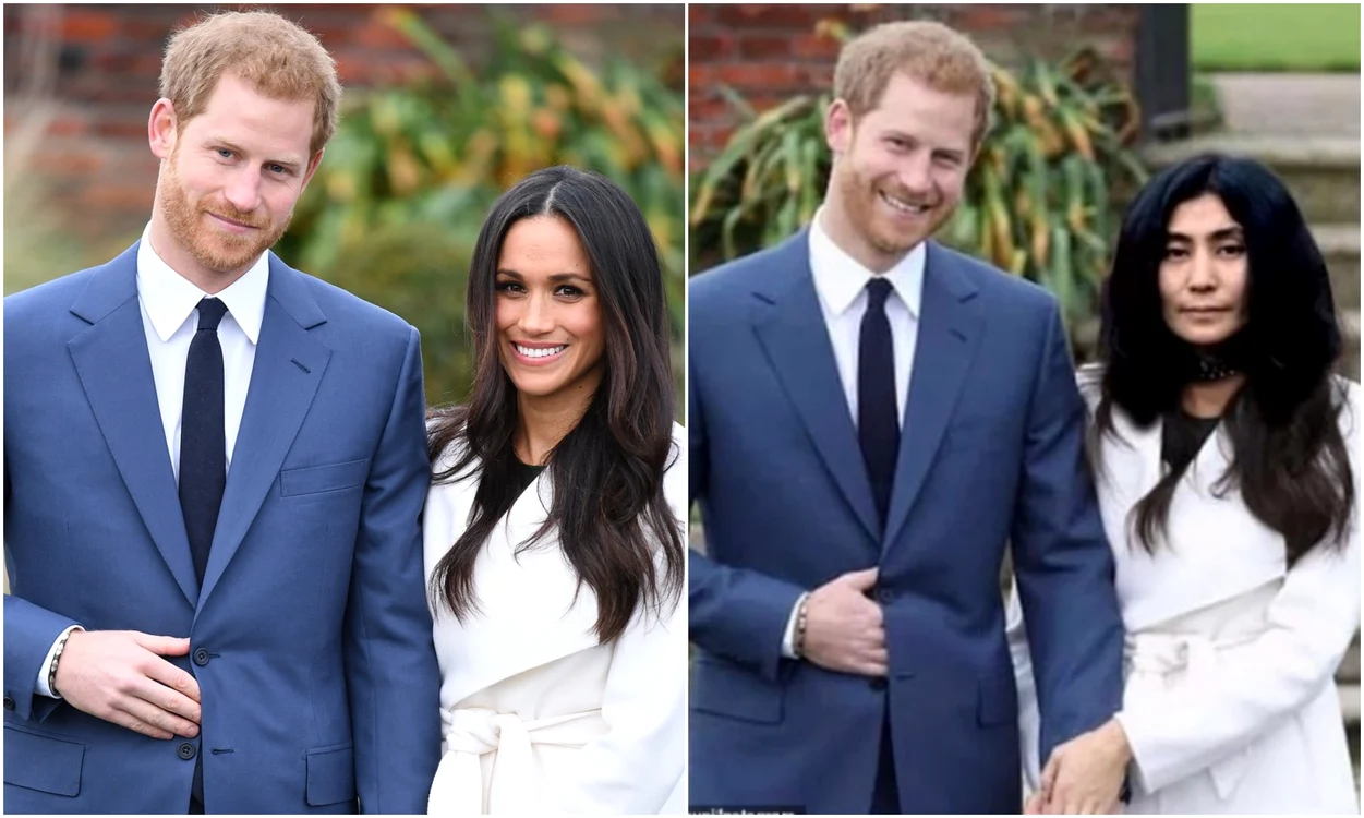 Comparaţie deloc flatantă, între Meghan Markle şi Yoko Ono