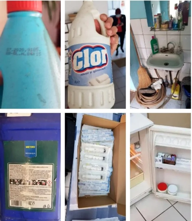 
    Materialele sanitare și dezinfectanții aveau termenul de valabilitate depășit de multFOTO Glasul Aradului  