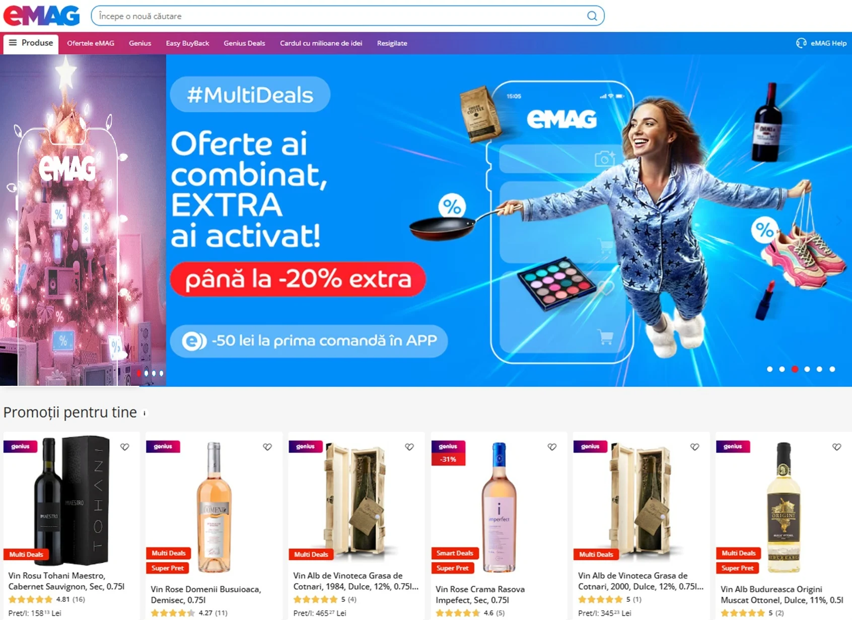 Cele mai bune 15 vinuri de pe eMAG în 2025: ce aleg românii de sărbători. Transformă mesele de Crăciun și Revelion în momente magice