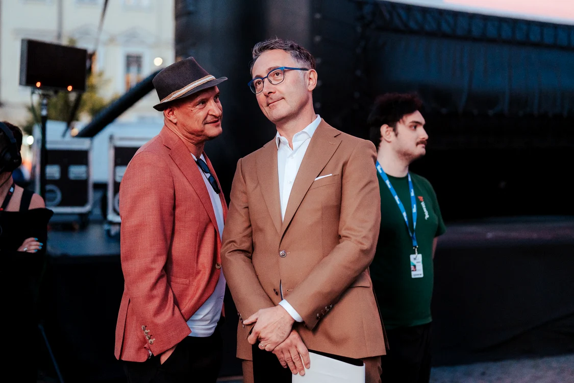 Fondatorii TIFF, Mihai Chirilov și Tudor Giurgiu. FOTO: Alina Grigorescu