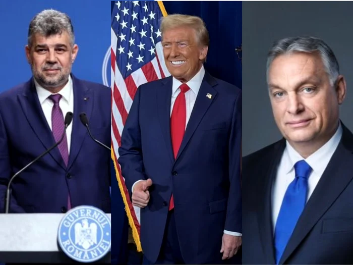 Ciolacu, Trump și Orban au avut o convorbire telefonică/FOTO: Colaj X