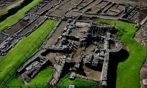 Băi și latrine de la Vindolanda, din secolul al III-lea (© Vindolanda Trust)