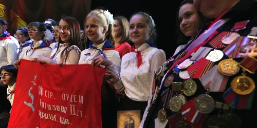 Eveniment organizat de miscarea militar-patriotica Iunarmia FOTO EPA-EFE