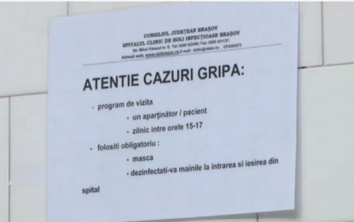 Restrcţiile au fost impuse la cel mai mare spital din Braşov