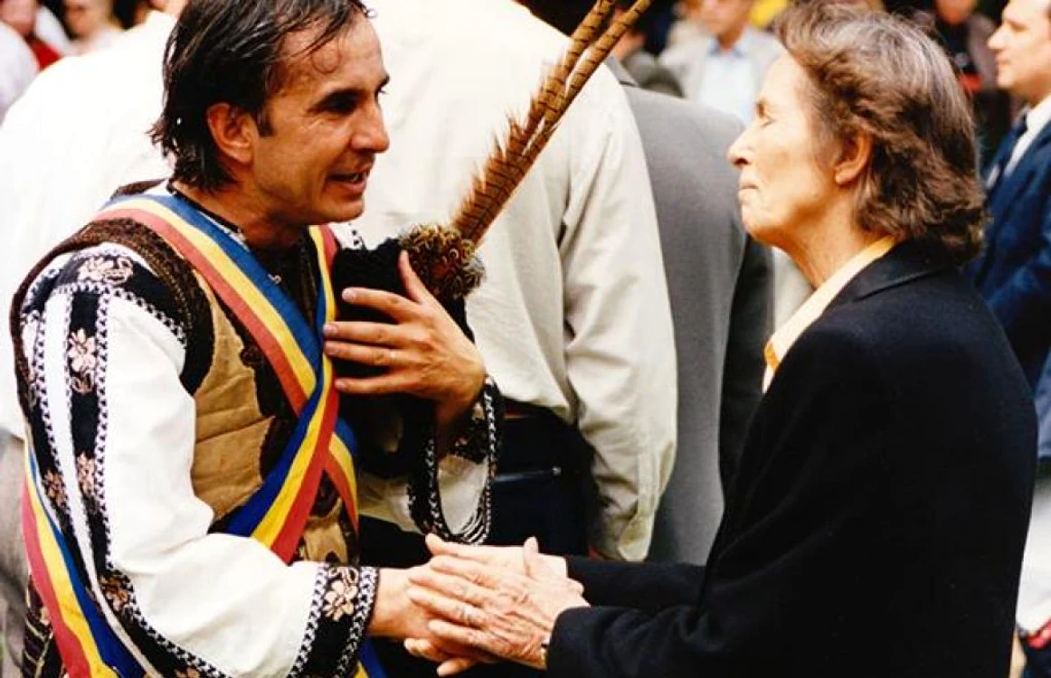 Dorel Săndesc şi Regele Mihai FOTO Facebook/Dorel Săndesc