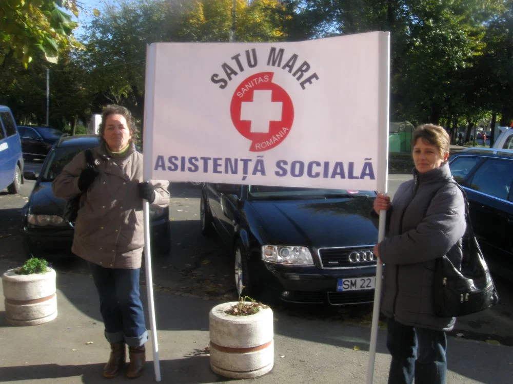 Sindicaliştii CIAM au participat la protestuld e azi din faţa PDL