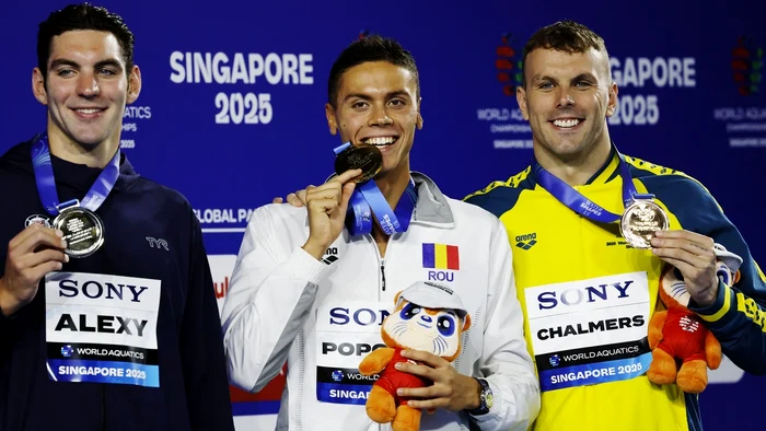 David, pe podiumul de premiere în Singapore