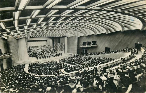 Sala Palatului în anii ’60, la inaugurare. FOTO: OAR București