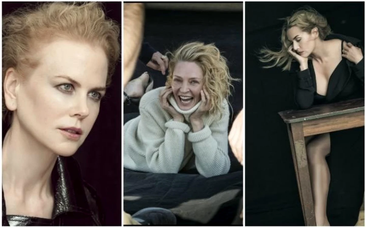 Nicole Kidman, Uma Thurman şi Kate Winslet, printre cele 15 actriţe care au pozat pentru ediţai din 2017 a calendarului Pirelli. FOTO telegraph.co.uk