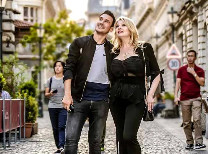 Olga Bălan alături de cântăreţul truc Inanc Inanc 