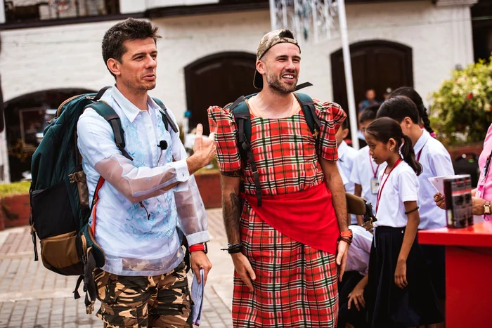 Dan și Florin Ristei s-au distrat de minune la Asia Express