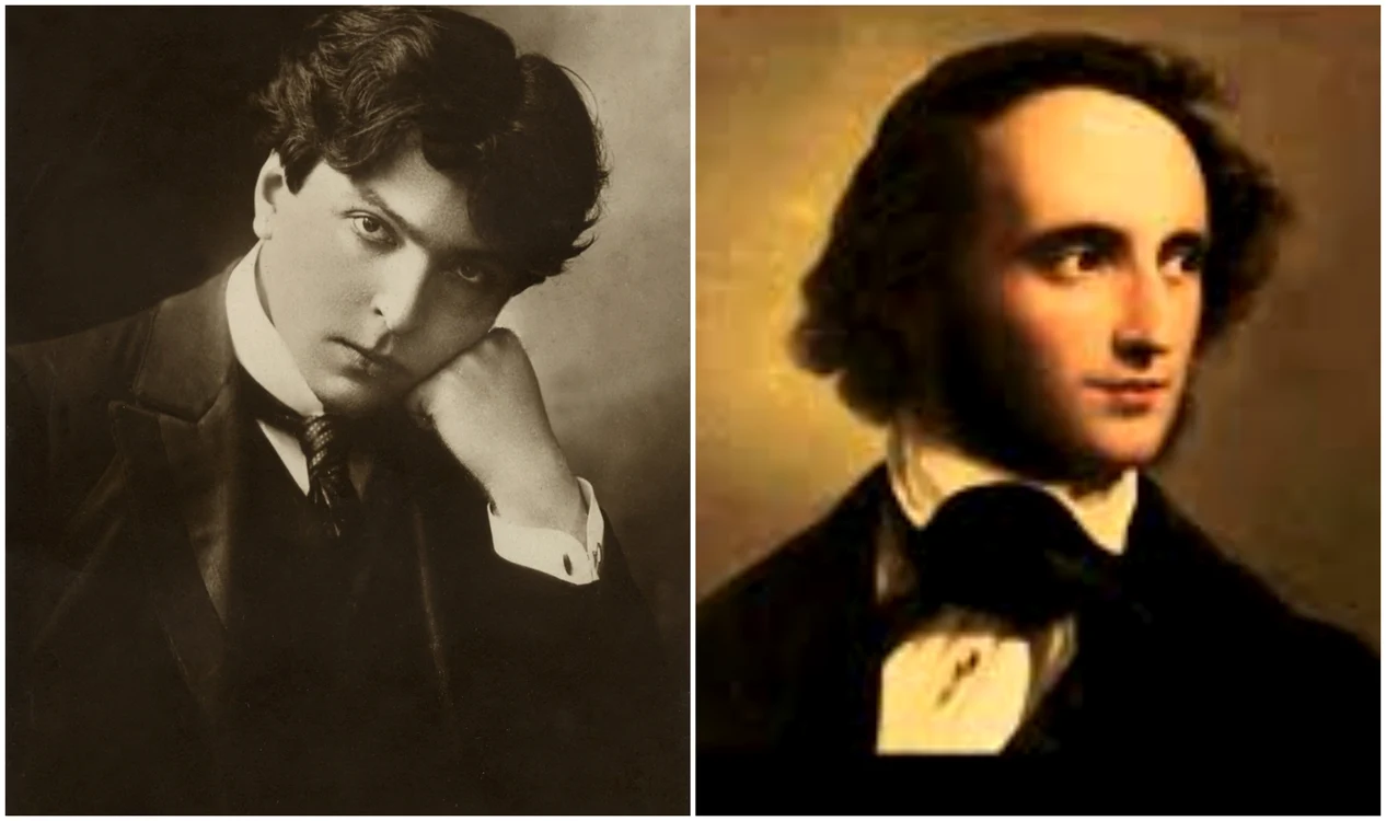 George Enescu și Felix Mendelssohn