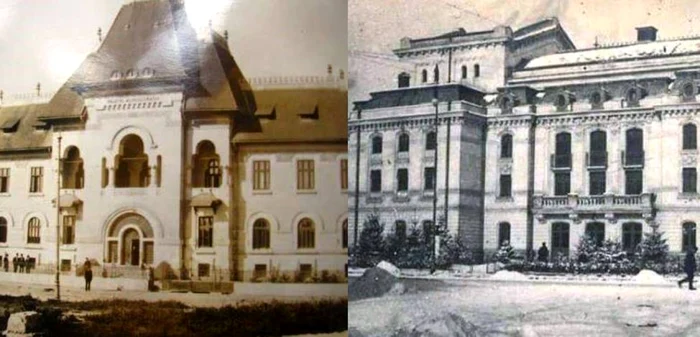 Fosta Prefectură Putna şi Teatrul Municipal  FOTO: Colecţia Petru Mincu
