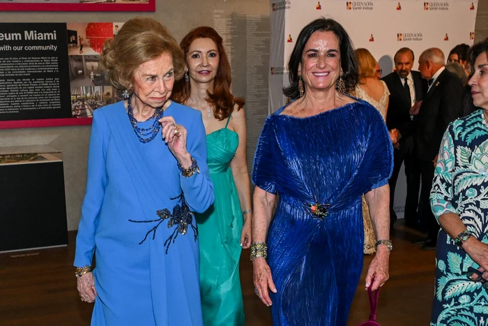 Regina Sofia a Spaniei la Art Museum Miami profimedia 1085276452 jpg