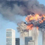 11 septembrie 2001 new york 9/11 world trade center atac terorist foto SPENCER PLATT / GETTY IMAGES NORTH AMERICA / Getty Images via AFP