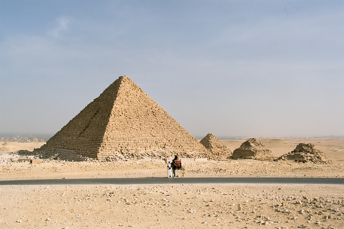 Cairo, Gizeh, Pyramid of Menkaure, Egypt, Oct 2005 jpg