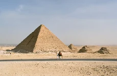 Cairo, Gizeh, Pyramid of Menkaure, Egypt, Oct 2005 jpg