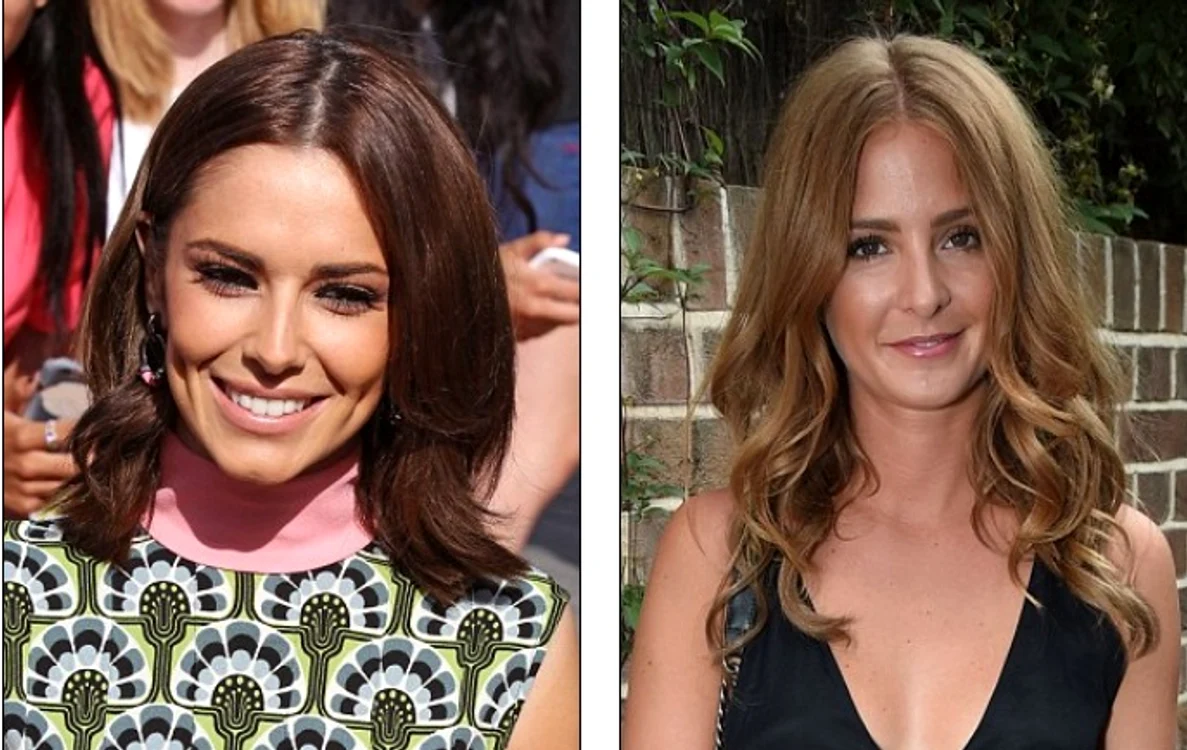 Cheryl Fernandez-Versini (în stânga) şi Millie Mackintosh
