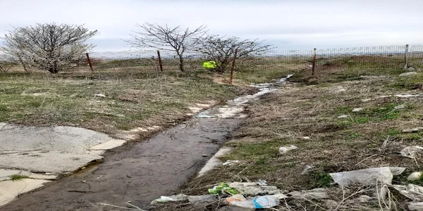 poluare langa depozit deseuri albota foto surse judiciare jpg