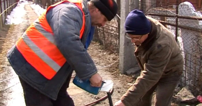Intervenție cu apă fiartă
