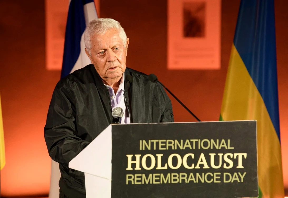 Lyonell Fliss, la a 81-a Comemorare Internationala a Holocaustului de catre ONU. FOTO: Arhivă