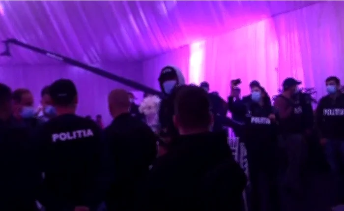 Proprietarul localului, tatăl bebelușului, a fost amendat cu 10.000 de lei Sursă foto: Captură video