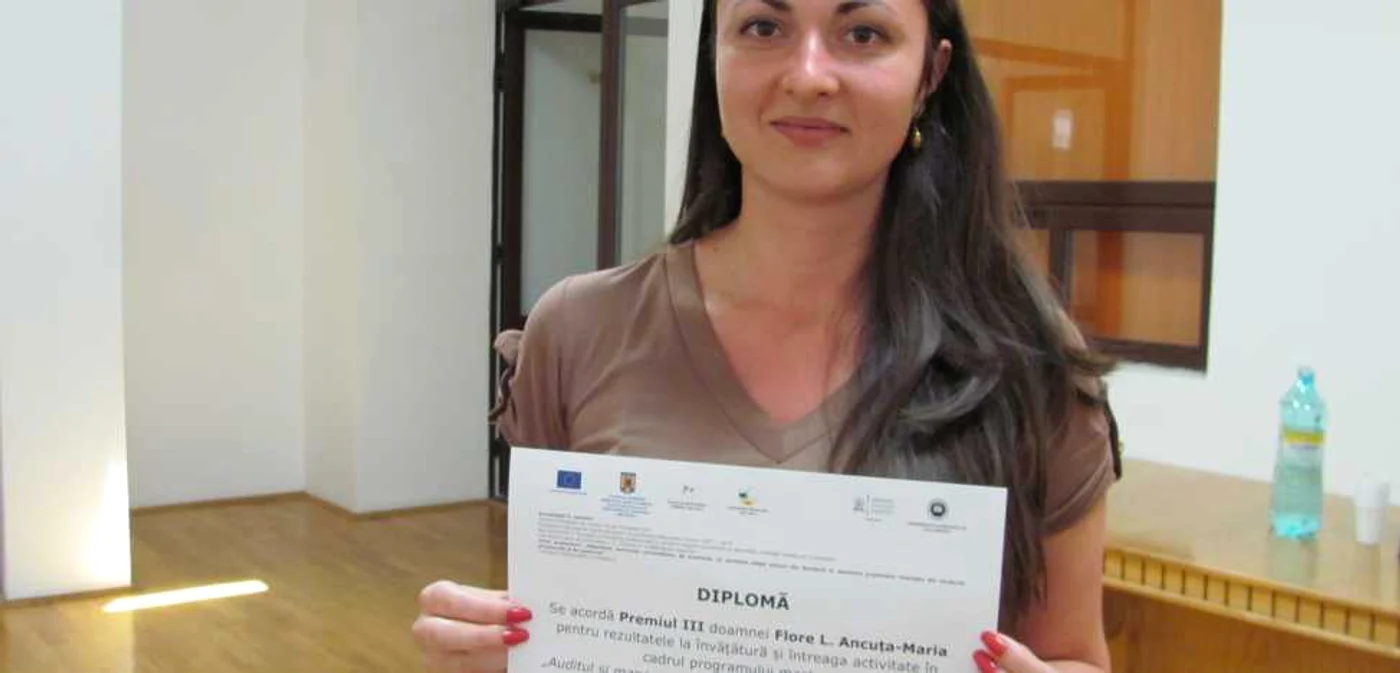 Anca Flore a absolvit acest master şi spune că este unul foarte practic FOTO Florina Pop
